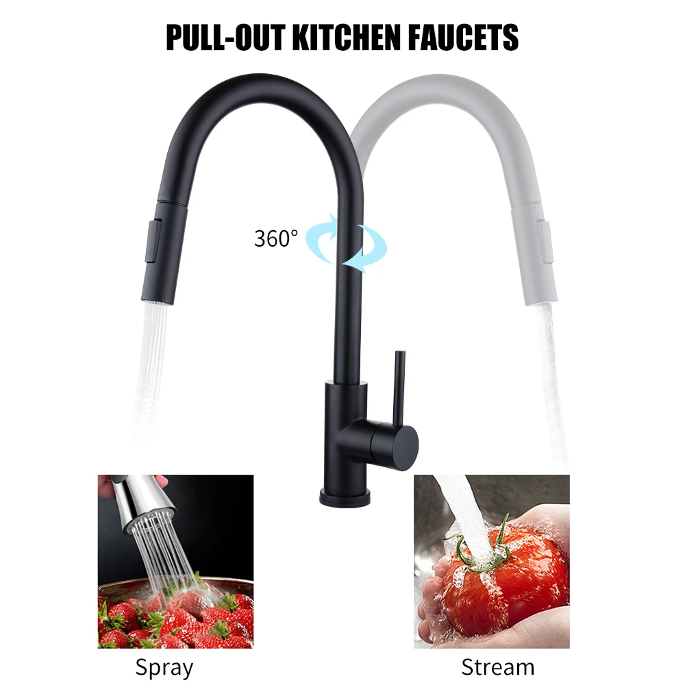 Однорычажные смесители для раковины с сенсорным датчиком регулируемые кухонные