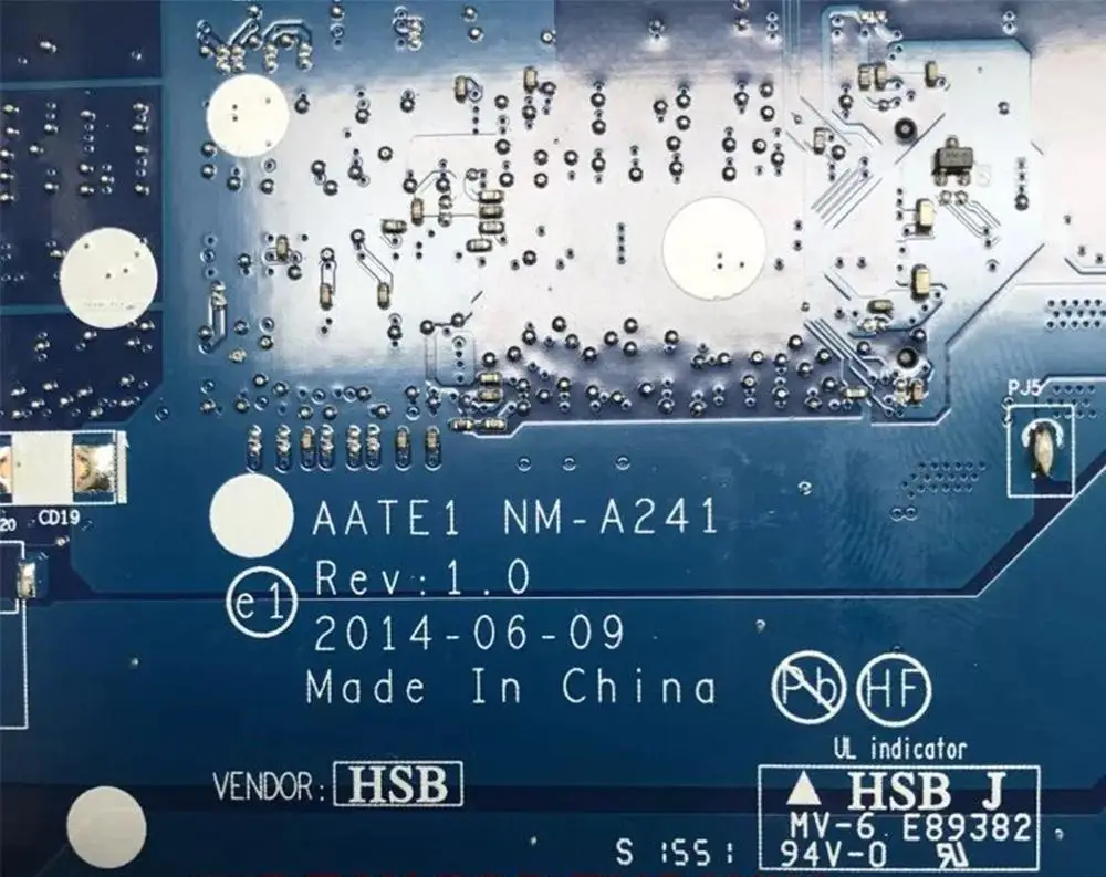 

04X5624 MB THINK IBM para Lenovo E555 Laptop Motherboard AATE1 NM-A241 A6-7000 DDR3 100% probado