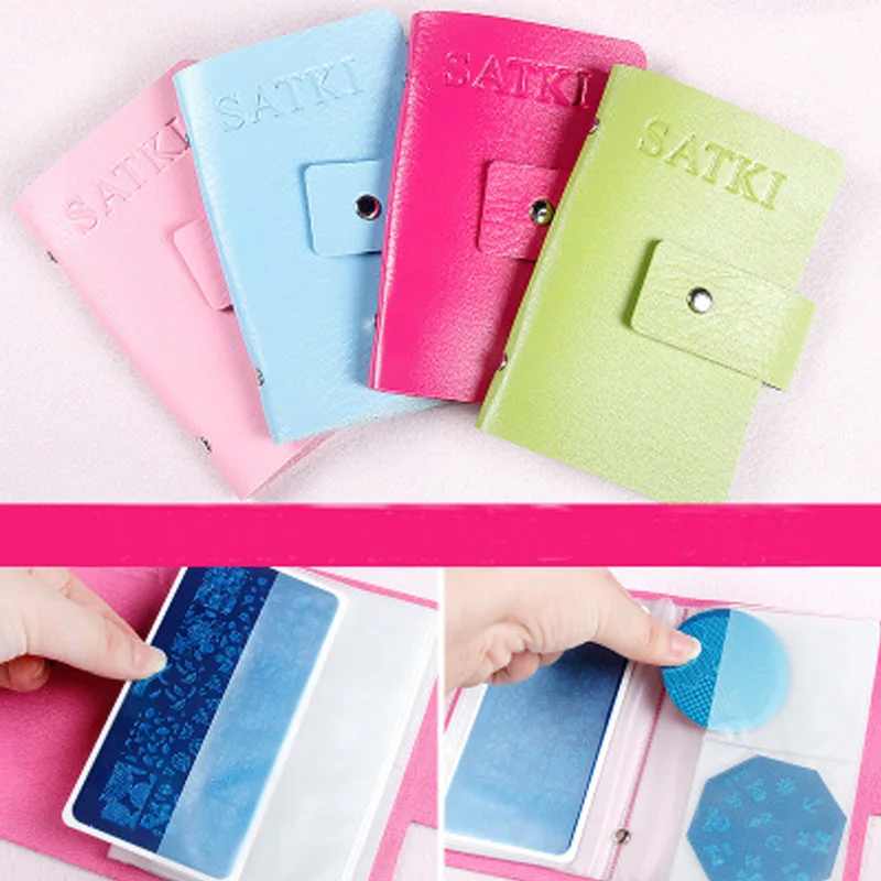 36 карт с двойной кнопкой дизайн ногтей шаблон Чехол 12 Прямоугольник 24 квадратных