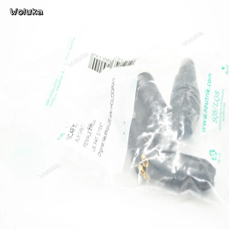XLR Plug 4 Pin разъем сбалансированный микрофон ядра гнездо адаптер позолоченный