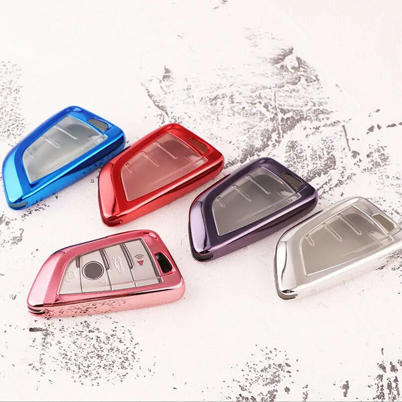 

1Pcs Full Sealed TPU Car Key Fob Cover Case Accessories For BMW X1 X2 X3 X4 X5 X6 X7