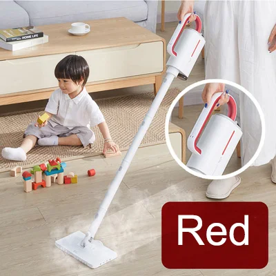 Red Xiaomi Deerma DEM ZQ600 пылесос многофункциональный бытовой пылесос аспиратор 5 насадок форма от Xiaomi Youpin - Цвет: Red