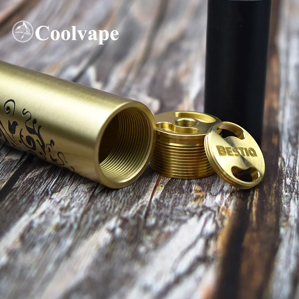 

coolvape slam piece mod Bestia mod 18650/20700/21700 Mod 27mm diamater Side fire vape copper Mechanical Mod fit qp kali v2 rda