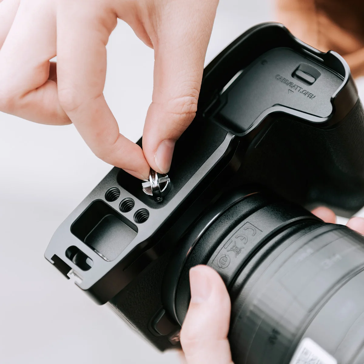 Базовая пластина для камеры Canon Eos Rp Холодный башмак 1/4 резьбовое основание Dji