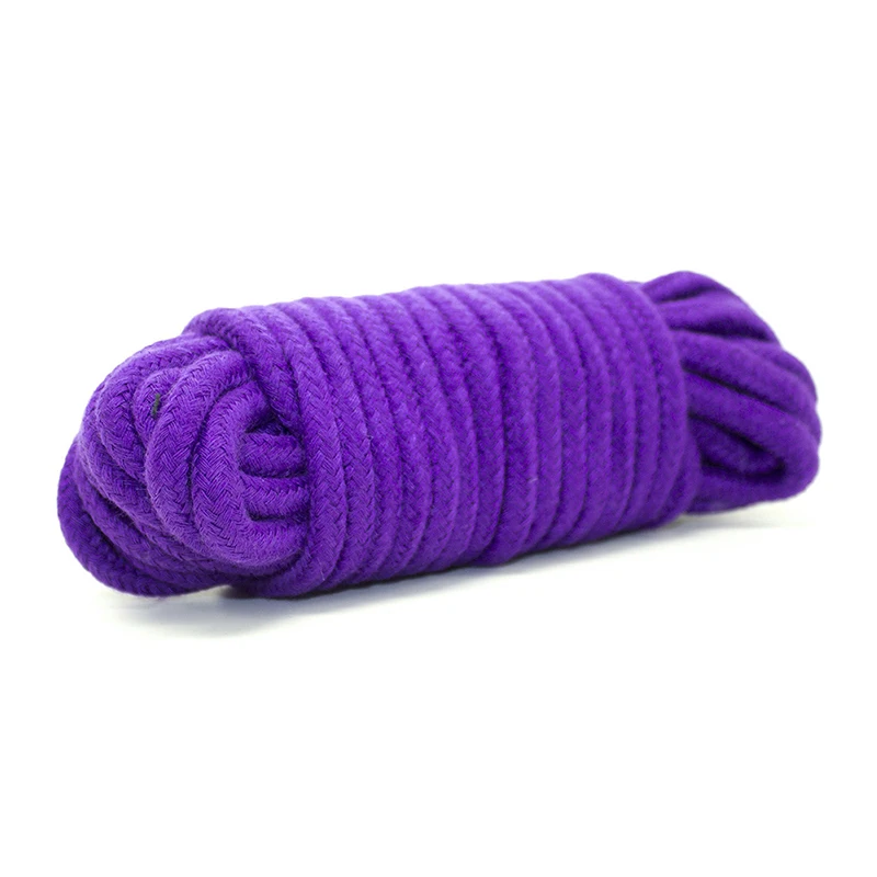 

2/5/10/20M Thicken Cotton Bondage Restraint Rope Slave Sex Toys For Couples Adult Games Products Shibari Hogtie Fetish Harnes