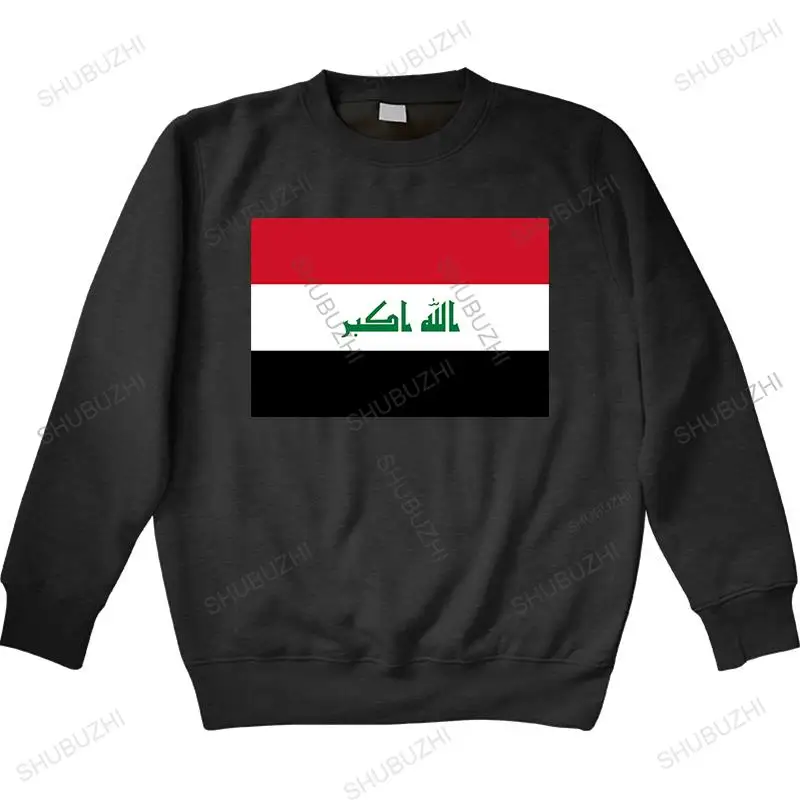 

Republic of Iraq Iraqi mens fashion jerseys' nation 100% cotton hoodie sporting clothing country flag IRQ warm hoody euro size