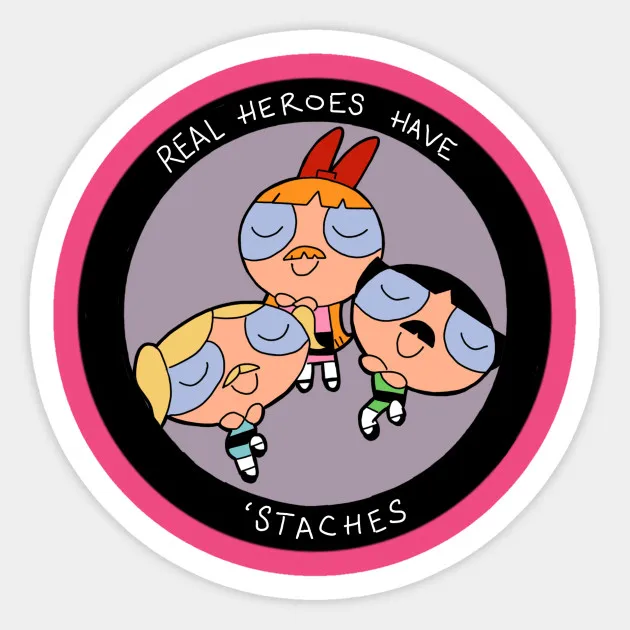 Классические Мультяшные Powerpuff девушки канцелярские наклейки для скрапбукинга