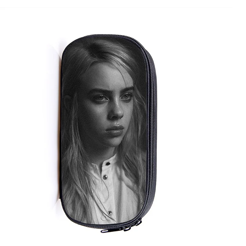 29 Billie Eilish чехол для карандашей, косметичка для женщин, косметичка billie elish, косметичка для девочек-подростков, пенал, школьный чехол, принадлежности - Цвет: 29