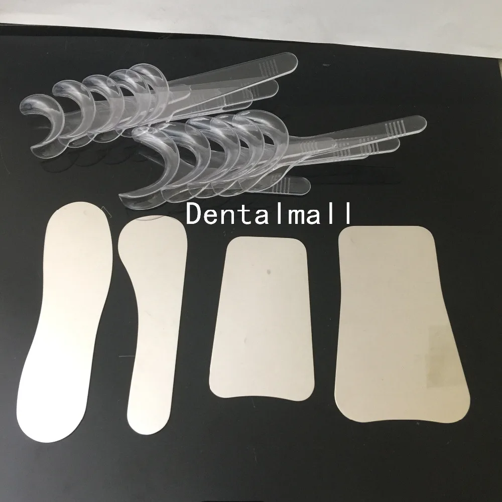 Стоматологические зеркальные отражатели из нержавеющей стали 4 шт. + 10 Т образных