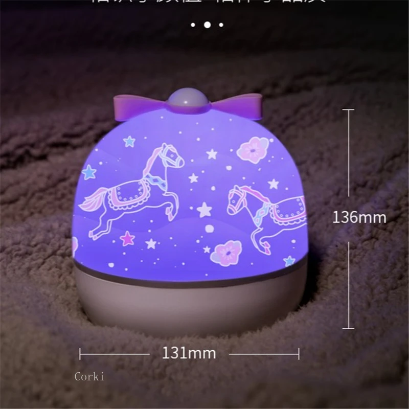 

Star Night Lights Projector Night Light With BT Speaker Chargeable Universe Starry Sky Rotate LED Lamp Films Kids Bedroom Decor