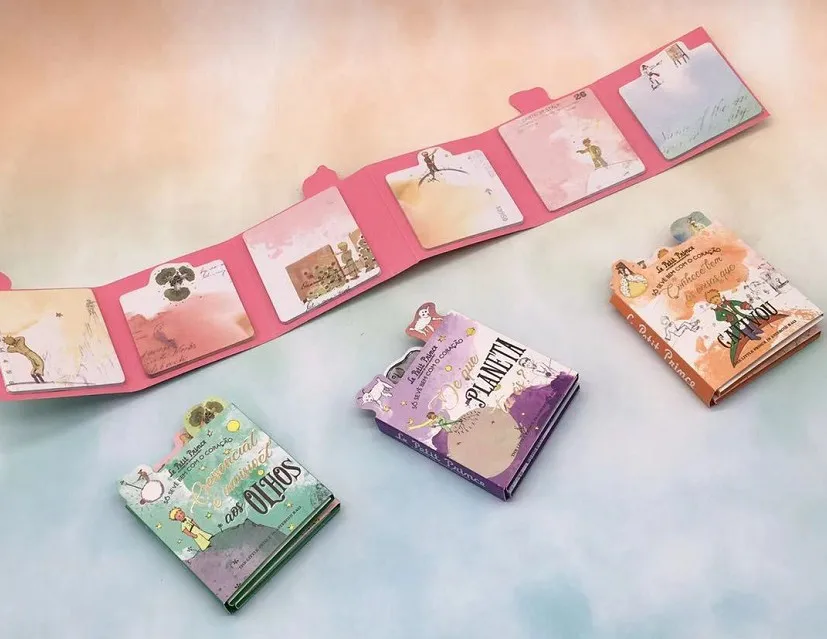 Стильные мини клейкие заметки Little Prince блокнот для записей ежедневного ношения