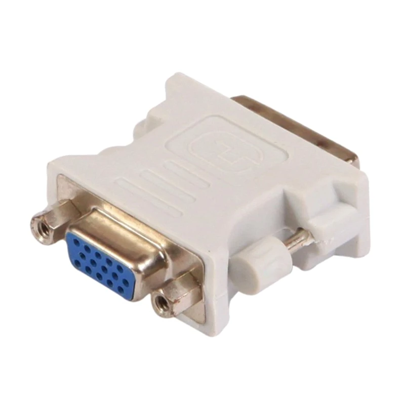 

2021 New DVI-D to VGA Adapter DVI VGA Converter Supports 1080P Resolution Compatible for Computer Laptop and Monitor