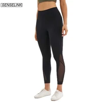 senselink womens sports high waist yoga pants pants stretch pants indoor fitness yoga pants sports pants womens