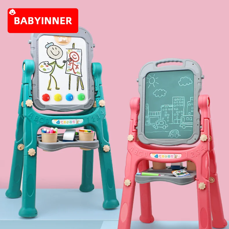 Детская доска для рисования babyinside магнитная двусторонняя письма детская