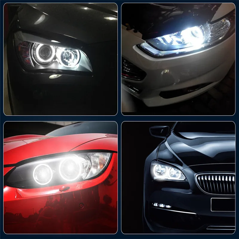 1 шт. светодиодная противотуманная лампа ангельские глазки 5 Вт 6000 К для BMW 3 серии