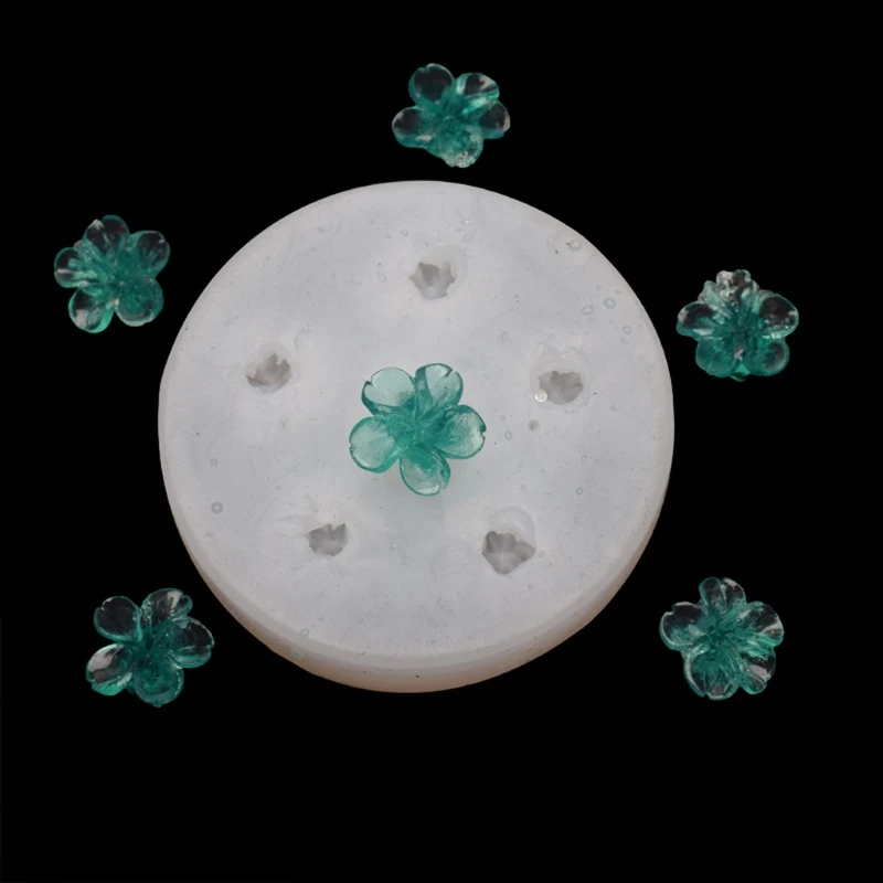 

2021 New 3 Styles Cute 3D Rose Flower Resin Casting Mold Floral Pendant Epoxy Resin Molds