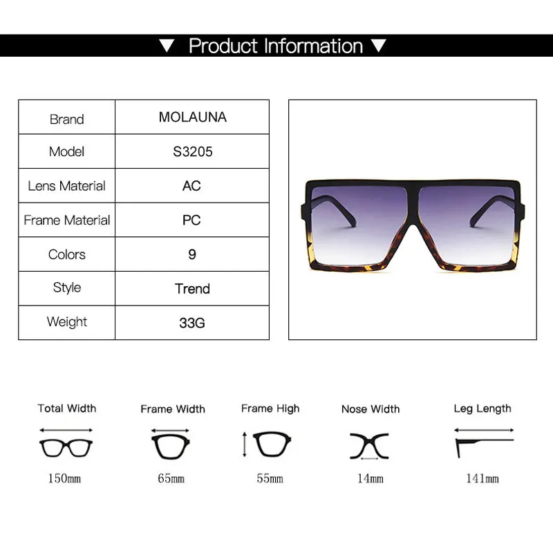 Очки солнцезащитные женские градиентные модные брендовые дизайнерские