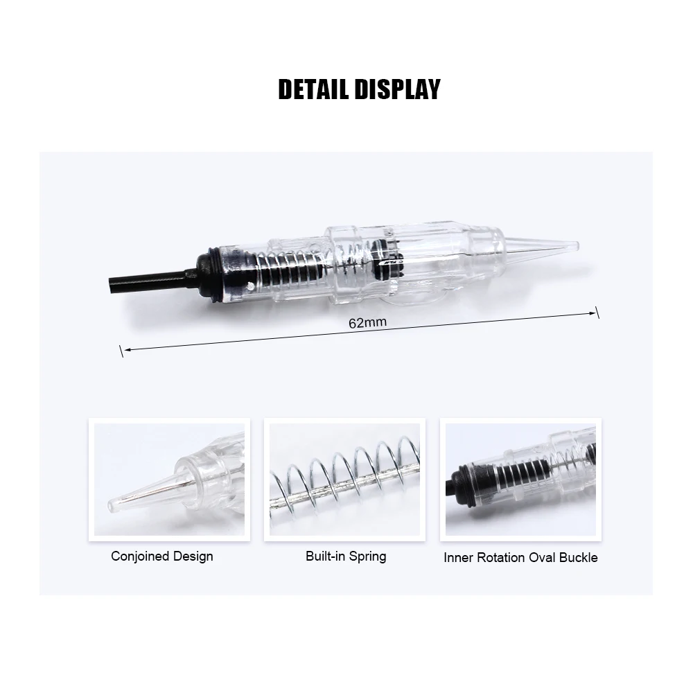Одноразовые стерилизованные картриджи для перманентного макияжа 10 шт./лот 5/7/9 мг