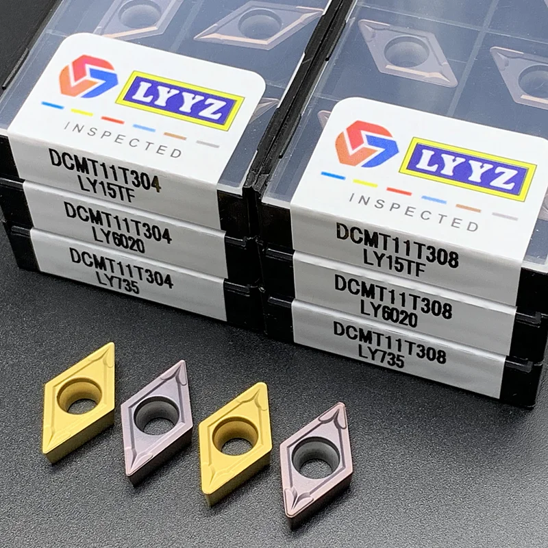 

Токарный станок DCMT11T304 DCMT11T308, высококачественный токарный инструмент с ЧПУ, продукт DCMT11T304, металлообрабатывающие инструменты из нержавеюще...
