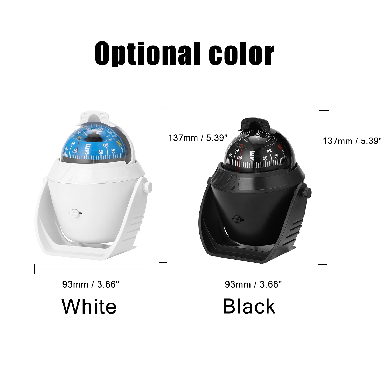 Водонепроницаемый автомобильный компас для лодки цифровой поворотный Морской