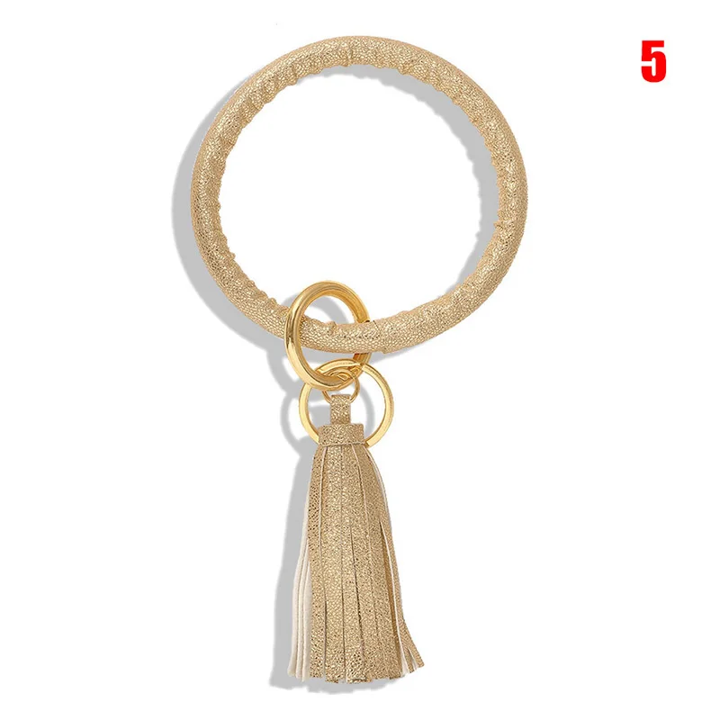 Браслет Брелок с бахромой классический сплав двойное кольцо брелок рюкзак