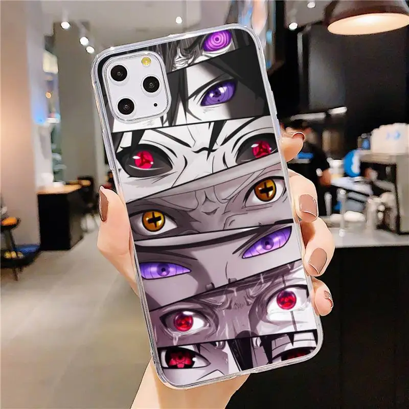 

Naruto Kakashi Itachi Uchiha Phone Case Transparent soft For iphone 5 5s 5c se 6 6s 7 8 11 12 plus mini x xs xr pro max