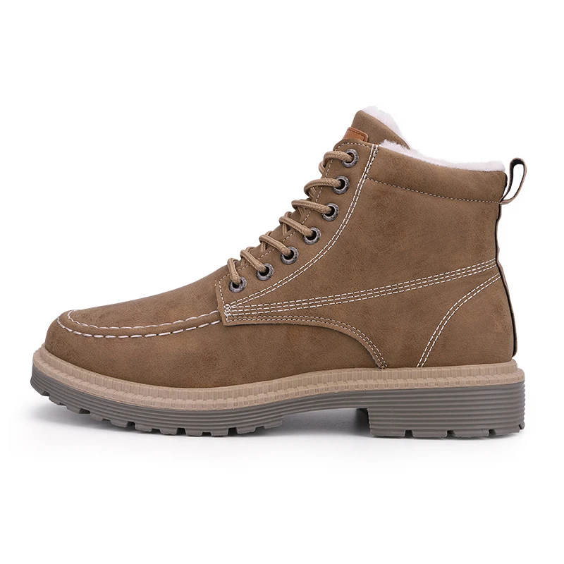 SHUJIN Winter New Ankle Boots Shoes Men Short Comfortable Male Snow High Tube Men's Footwear Tooling Sneakers |