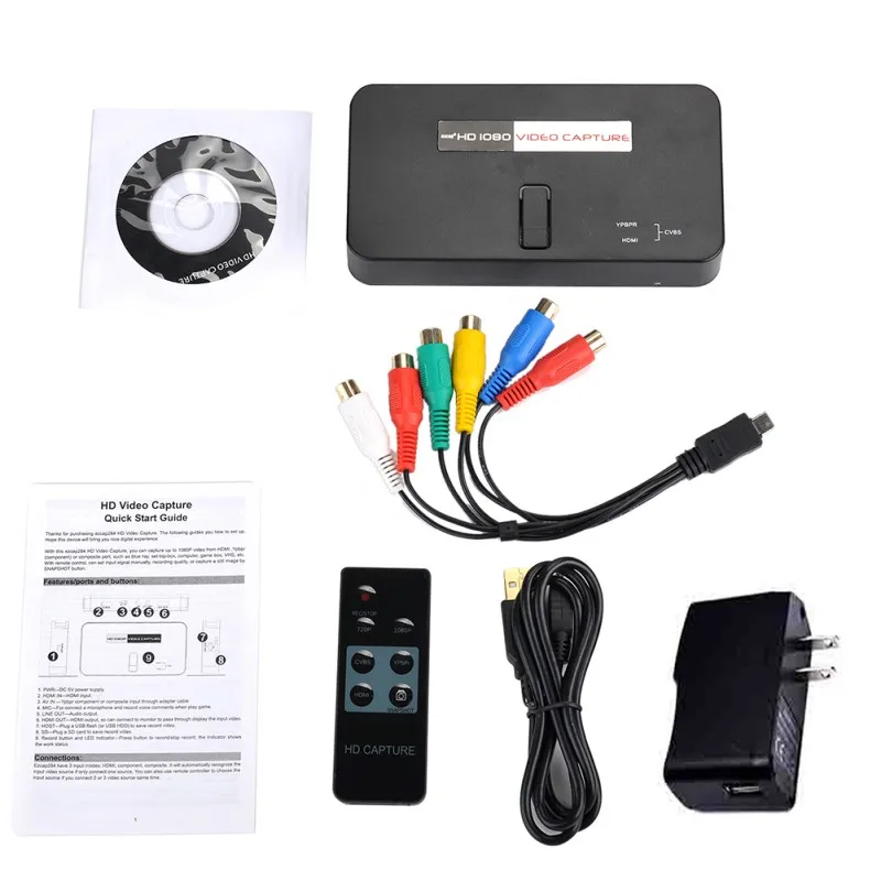 1080P HDMI Game HD Video Capture Box Grabber For XBOX PS3 PS4 TV STB Medical online Live Streaming Videos Record Cards | Компьютеры и