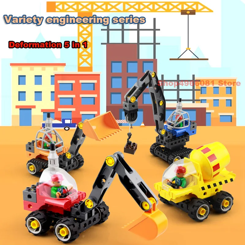 Город различные инженерные комплекты экскаватора Автобетоносмеситель Crabe Vehecles