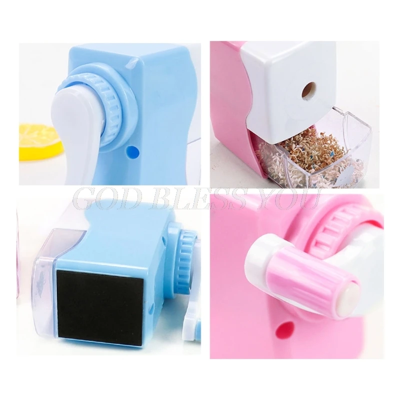 

Kids Student Cartoon Pencil Sharpener Hand Crank Mechanical Accessories Stationery School Office Supplies Drop Shipping