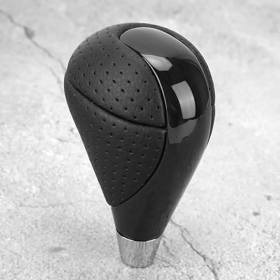 Черная ручка переключения передач из натуральной кожи Подходит для Lexus ES300 GS300 IS250