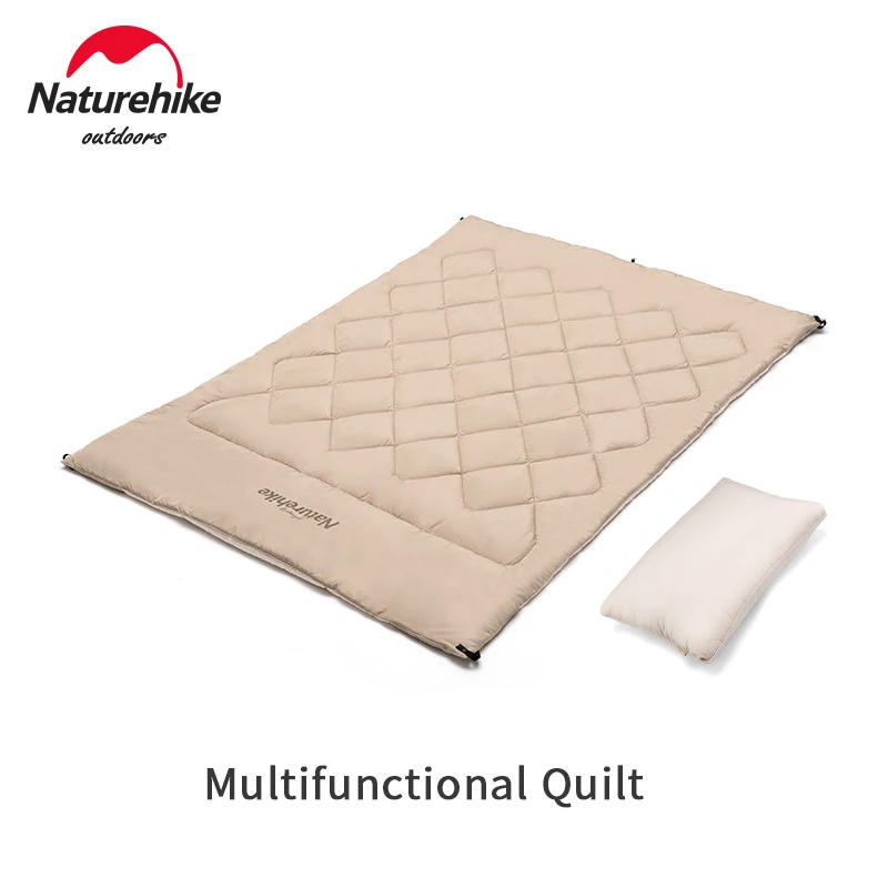 Naturehike Outdoor 200x140cm Multifunctional Quilt Portable Cotton Fabric Washable Travel Daily Warm Muti-purpose Shawl Blanket
