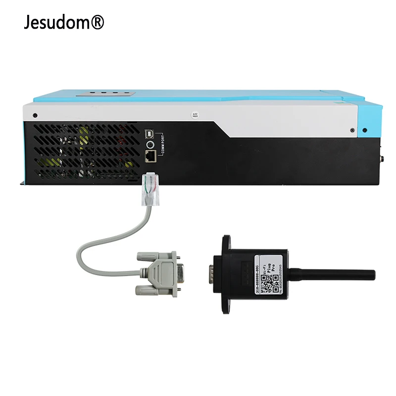 JESUDOM 3.5KW солнечный инвертор с WiFI AC 220V230V встроенный 24V100A MPPT Солнечный контроллер