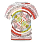 Футболка мужская оверсайз с абстрактным принтом, Повседневная рубашка с коротким рукавом, с 3D-принтом, модная уличная одежда, лето