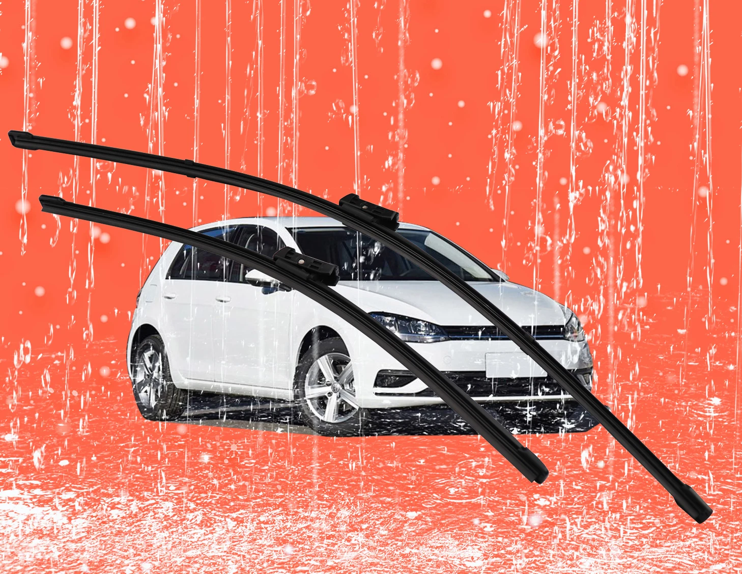 2 шт. набор стеклоочистителей на лобовое стекло без скобы 26 &quot+ 18&quot подходит для VW