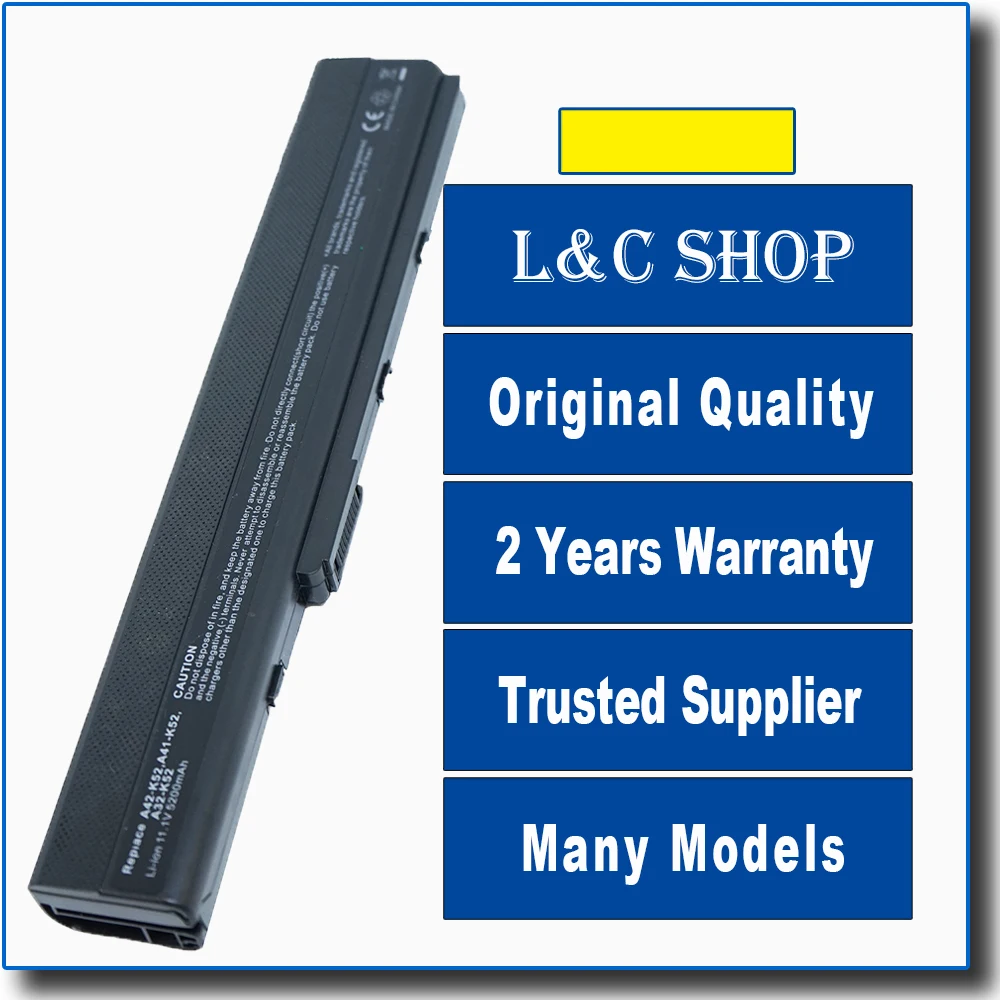 

Батарея обновления Asus серии K52F-SX060D K52F-SX062V K52F-SX065V K52f-SX065X K52f-SX074V K52F-SX206V ноутбук Батарея Замена