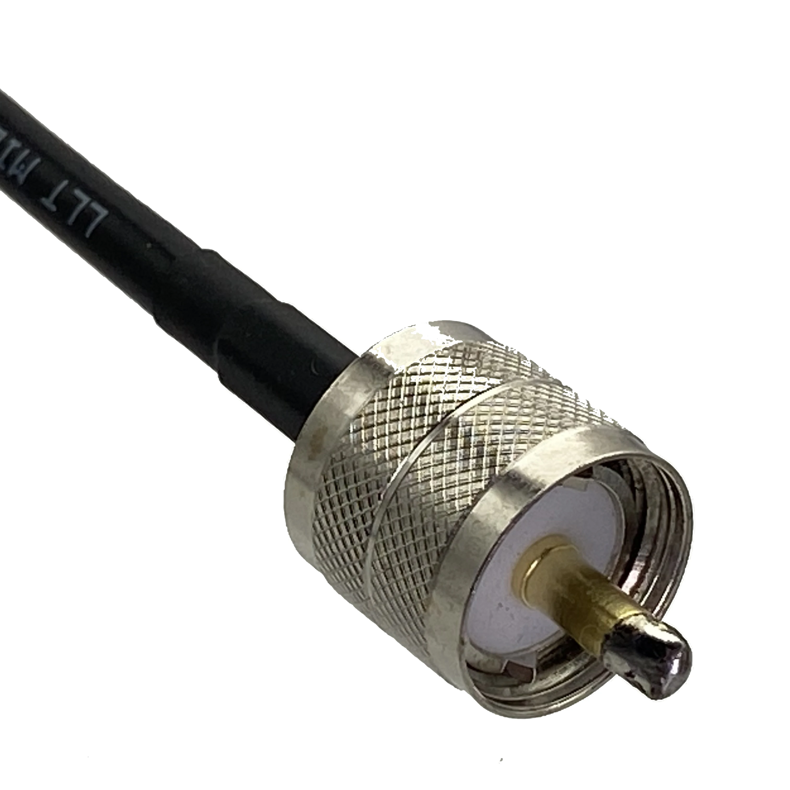 Кабель RG58 UHF PL259 штекер к Разъем RF перемычка косички клеммы провода прямые 6 дюймов