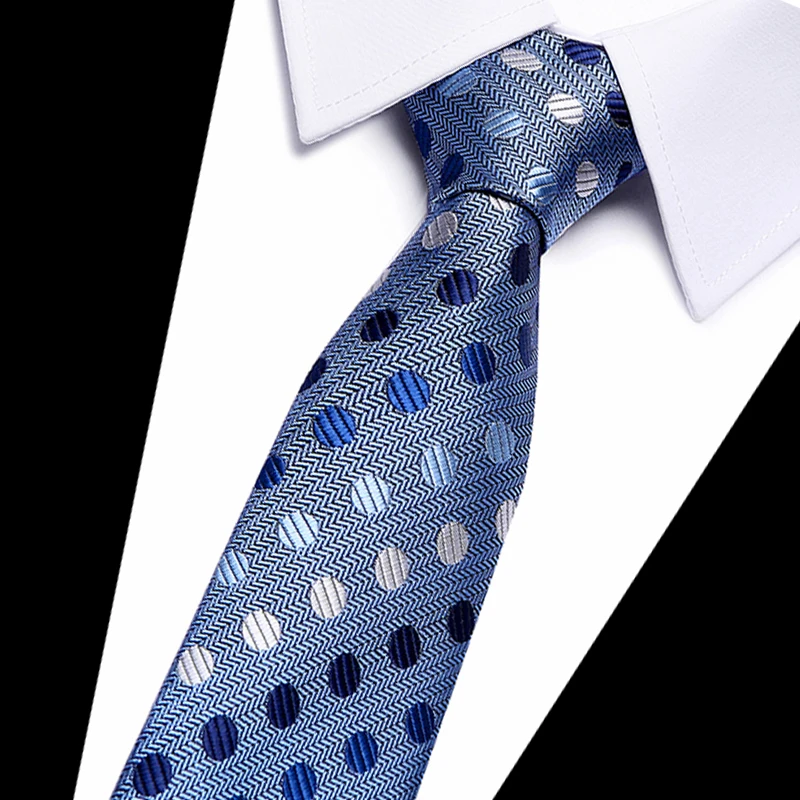 

Fashion Quality Slim Tie 7.5cm Black Gray Skinny Blue Gravata Silk Jacquard Woven Neckties For Men Wedding Party Groom