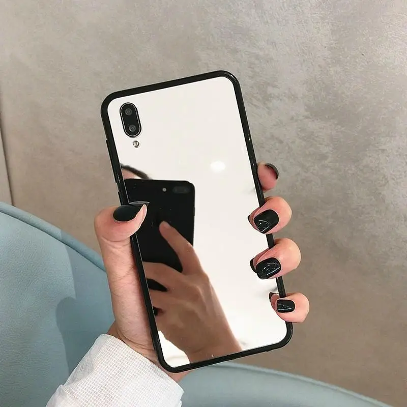 Покрытие Силиконовая задняя крышка для Huawei Xiaomi mi 9T 9 Honor 8 Lite 6X 5X Red mi K20 Примечание iPhone 7 6 Plus 5 iPad Pro 4X 5A 6A Pro 7A полный мягкий, зеркальный, из ТПУ чехлы