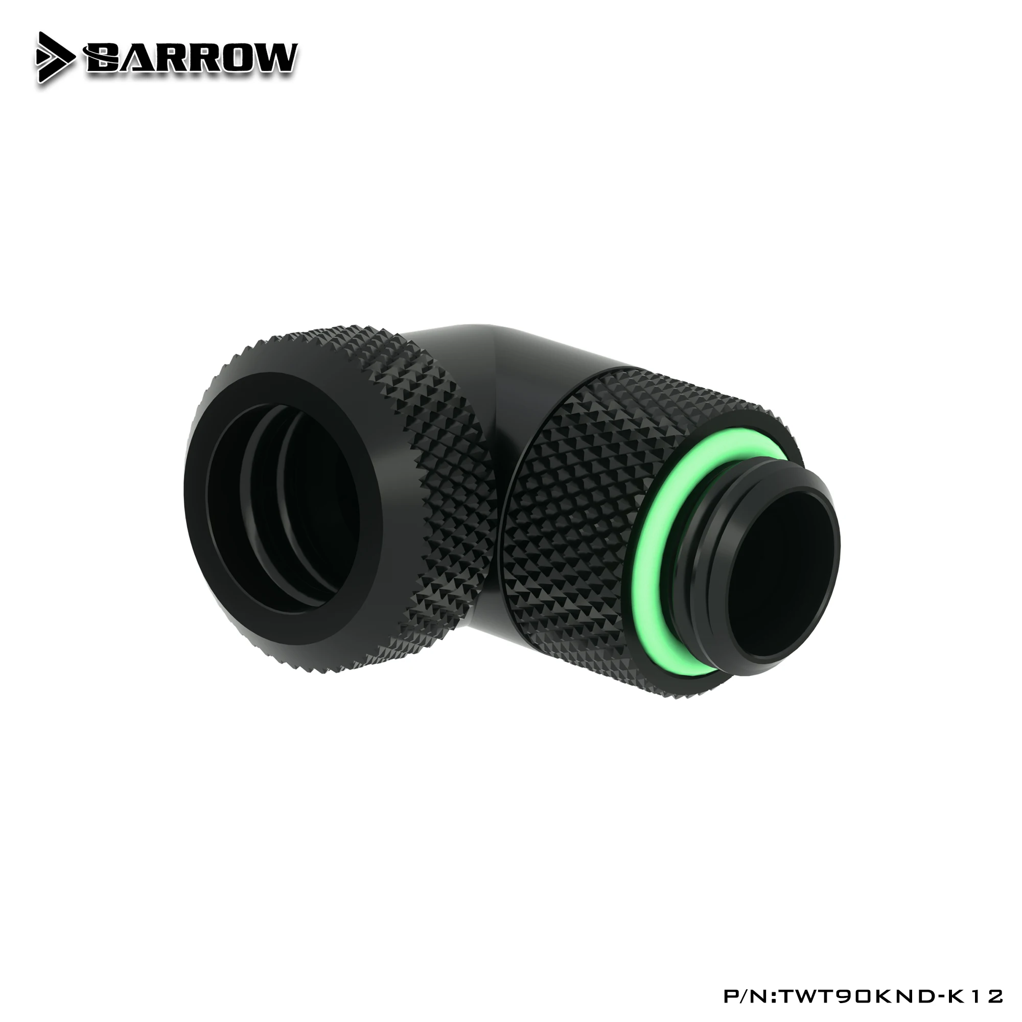 Barrow OD 12 мм 90 градусов вращающаяся жесткая трубка фитинги G1/4 адаптера для водяного