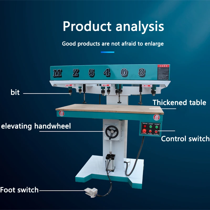 GH-YLZC-01W Вертикальный деревообрабатывающий сверлильный станок Многоосевой