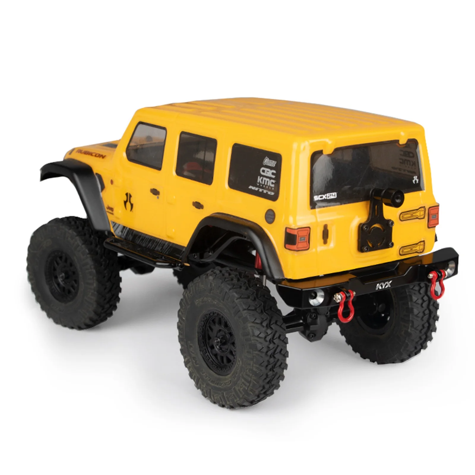 

Металлический Алюминиевый задний бампер с скобой для Axial SCX24 Jeep JLU, черная модель автомобиля с дистанционным управлением, обновленные детали...