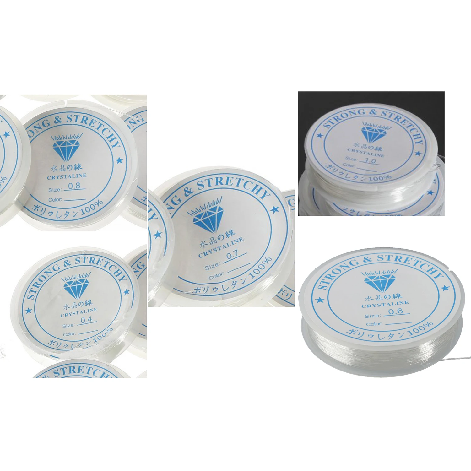 16 метров катушка кристально чистый сильный и эластичный Бисероплетение нить