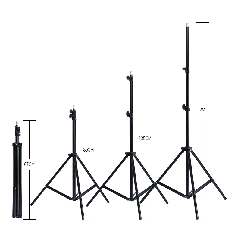 

Photography Softbox Lighting Kit 50x70CM Professional Continuous Light Soft box 2m Tripod For Photo Studio Equipment Accessories