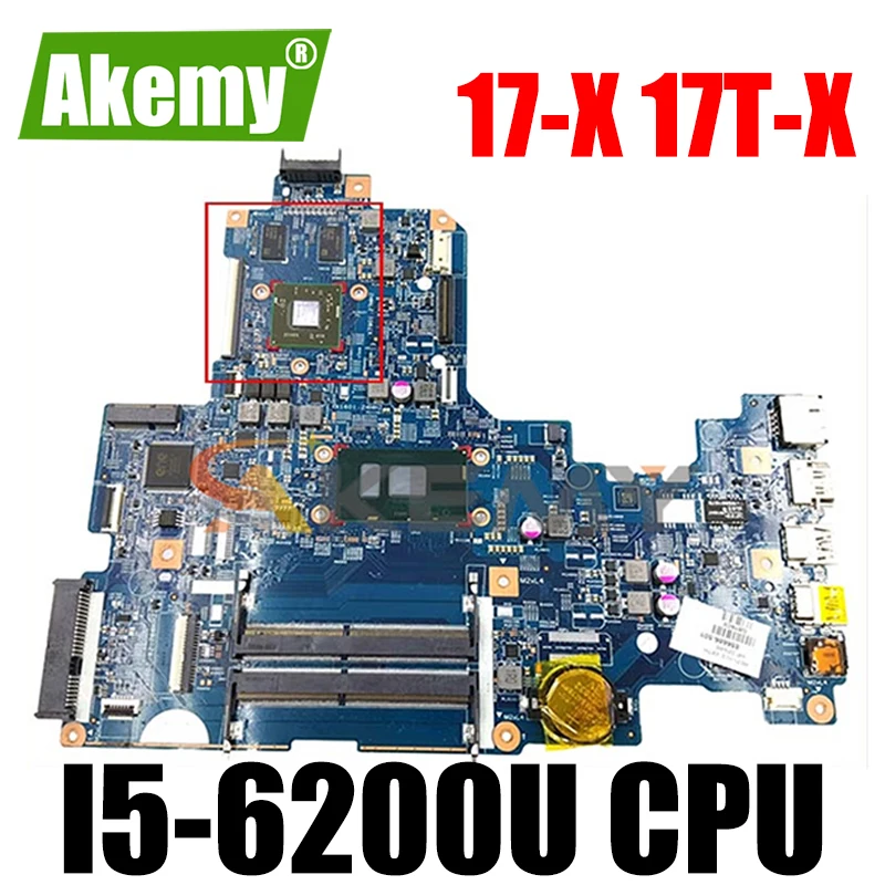 

856686-501 856685-601 856685-001 15289-2 For HP 17-X 17T-X 17-X115DX Laptop motherboard SR2EY I5-6200U 448.08E01.0021