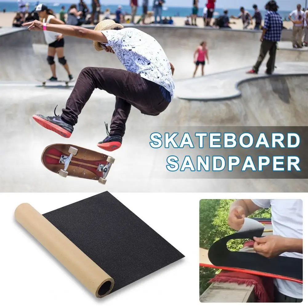 

Самоклеящаяся лента, увеличивающая трение, водонепроницаемая, без пузырьков, наждачная бумага для скейтборда