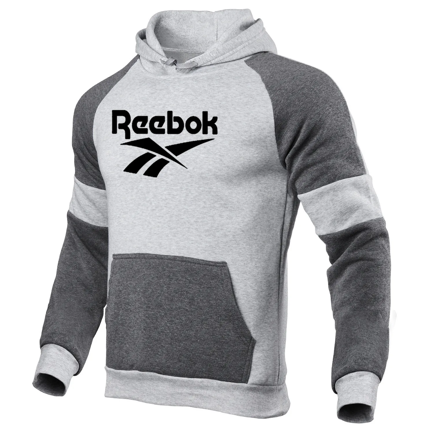 Casual Men Patchwork Hoodies Fashion Hooded Sweatshirt Coat Male Winter Spring Black Red Streetwear Tracksuit Man Hoody Pullover | Мужская