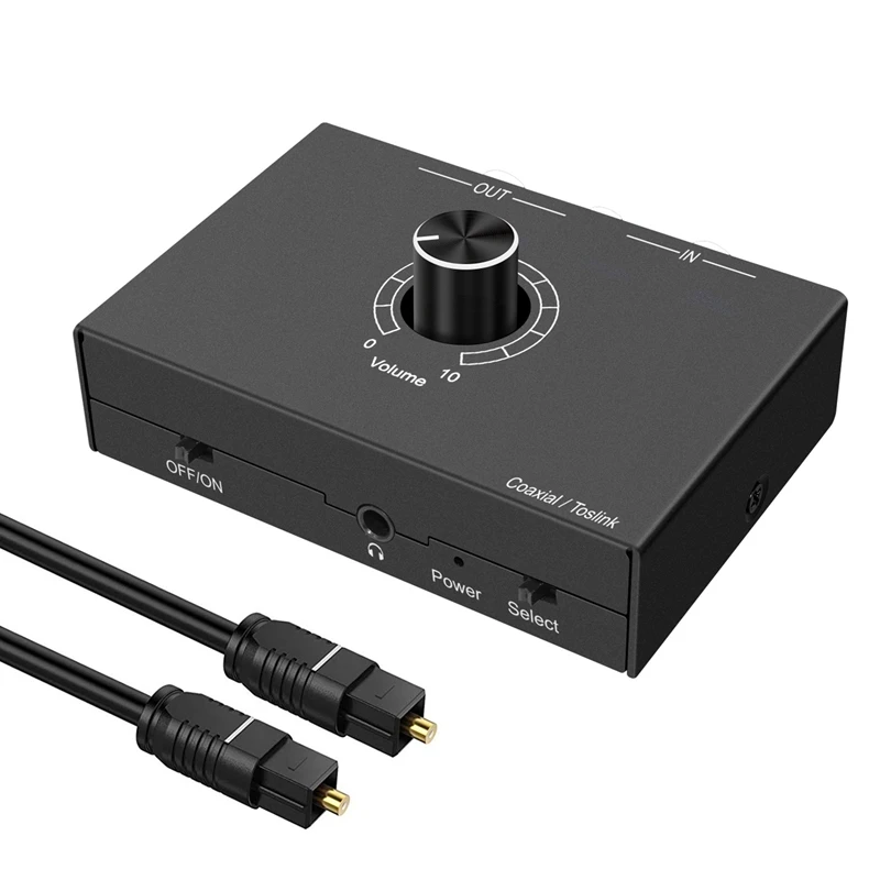 O-усилитель цифро-аналоговый оптический и коаксиальный RCA 3 5 мм усилитель для