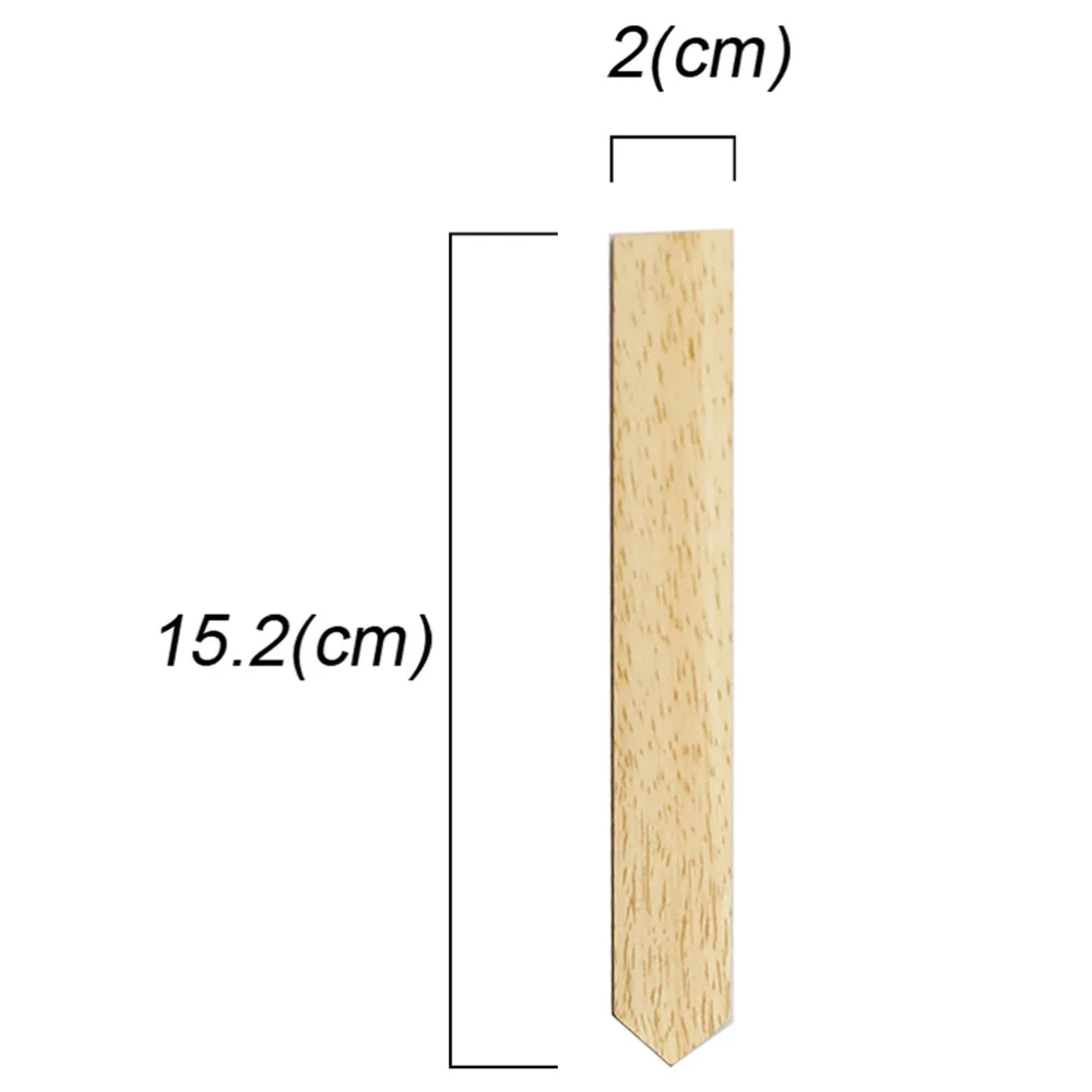 

50 Pcs Plant Labels Wooden Gardening Tags Durable Plant Markers Flower Labels