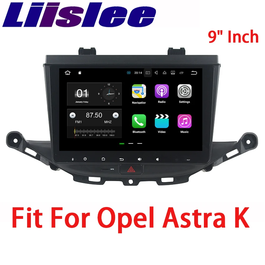 Liislee Автомобильный навигатор GPS для Opel Astra K 2016 ~ 2017 Android аудио видео HD сенсорный